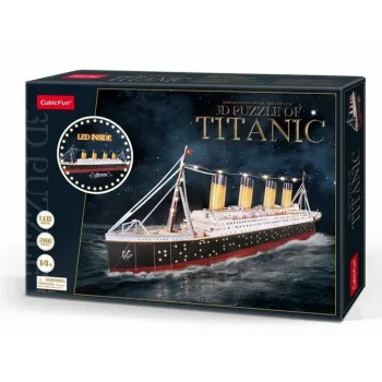 3D-palapeli CubicFun Titanic LED