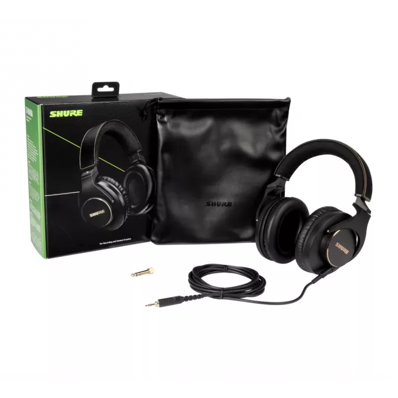 Shure SRH840 kuulokkeet kaapelilla musta