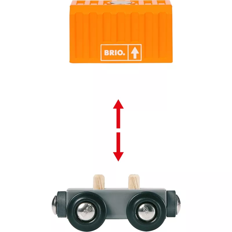 Juna BRIO Three-Wagon Cargo Train