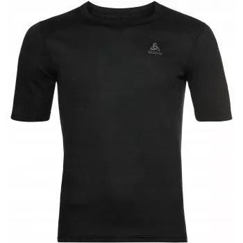 Odlo BL TOP Crew-Neck s/s ACTIVE WARM ECO miesten t-paita, koko M, musta