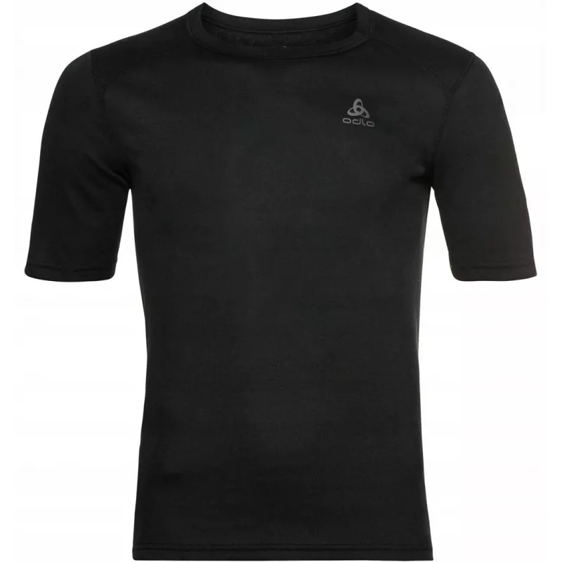 Odlo BL TOP Crew-Neck s/s ACTIVE WARM ECO miesten t-paita, koko M, musta