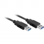 Wentronic Goobay USB 3.0 SuperSpeed-kaapeli, musta, 3 m – USB 3.0-pistoke (Type-A) > USB 3.0-pistoke (Type-A) (93929)