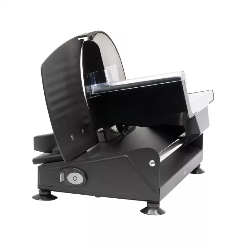 Jata JECF1200 sähkökäyttöinen viipalointikone, 200 W, 190 mm ruostumattomasta teräksestä valmistettu terä, viipaleen paksuus 0-15 mm