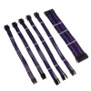 Kolink Core Adept Braided -kaapelinjatkossarja - Jet musta/Titan violetti