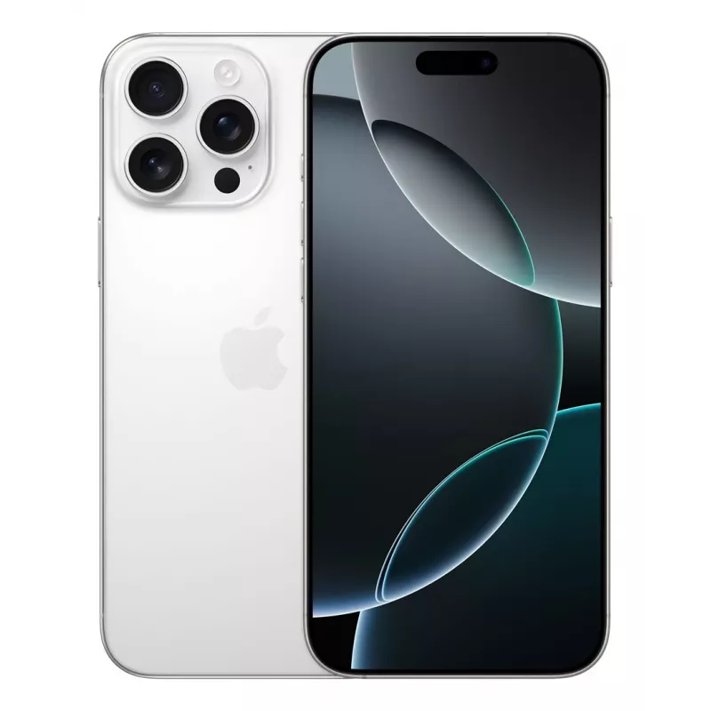 iPhone 16 Pro Max 512GB - valkoinen titaani - ilman SIM-lukkoa