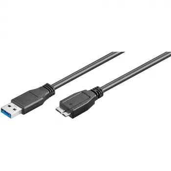 USB-A - micro-USB-B kaapeli GOOBAY 95026 — 1,8 m, uros-uros, musta