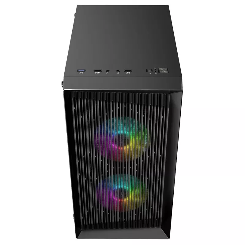Tietokonekotelo Logic Concept Atos AM-ATOS-10-0000000-0002 ATX musta