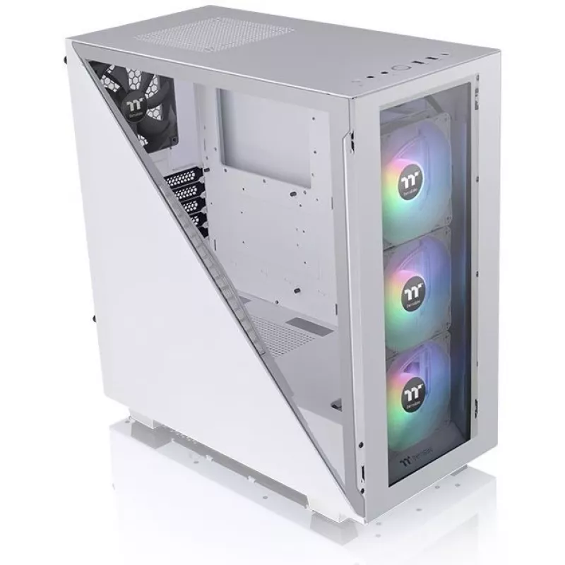 PC-kotelo Thermaltake Divider 300 TG Snow ARGB Midi Tower valkoinen