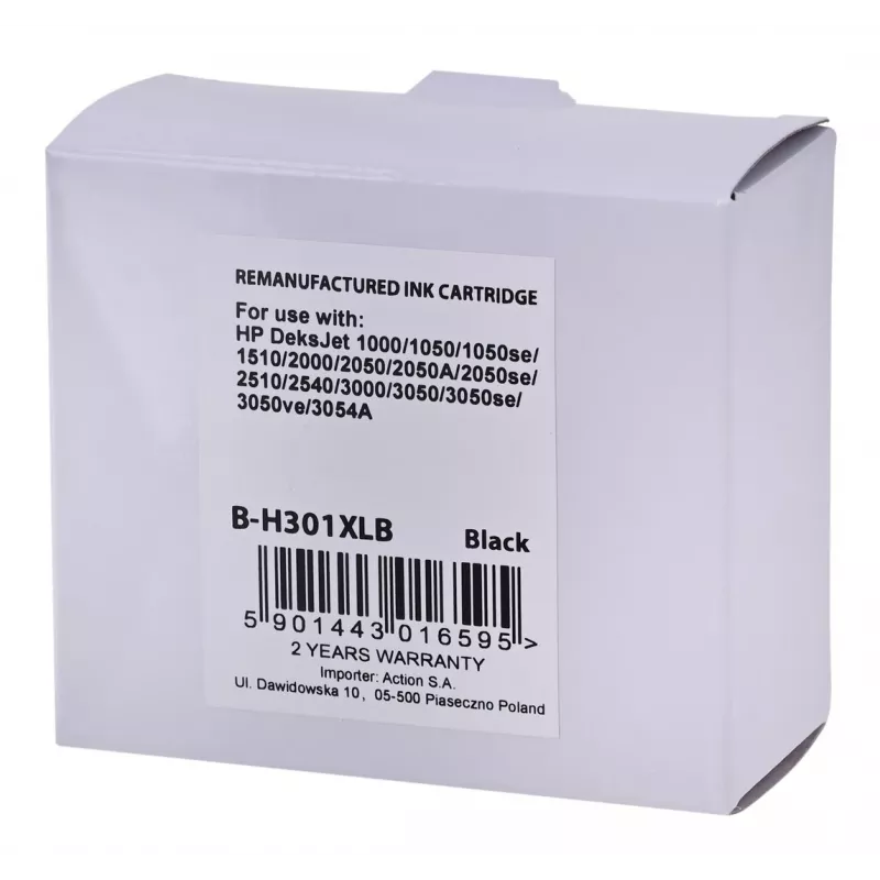 SUPERBULK-muste HP 301XL CH563 reg B-H301Bk
