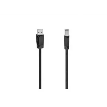 Hama 00200602 USB-kaapeli USB 2.0 1,5 m USB A USB B musta