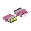 Kuitukytkin DeLOCK 86906 LC Quad naaras LC Quad naaras Multimode violetti