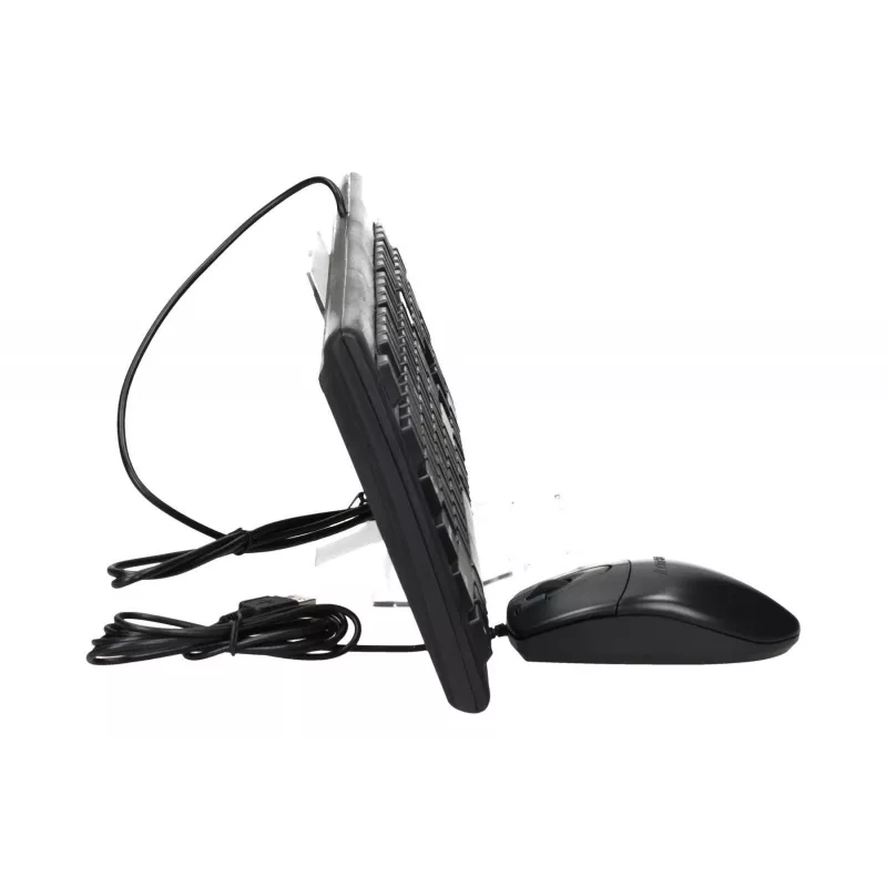 A4Tech KM-72620D - näppäimistö-hiiri-sarja - USB - US - musta