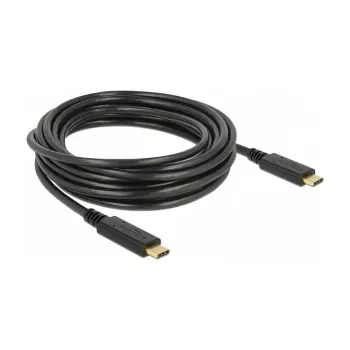 USB-kaapeli DeLOCK 85206 USB 2.0 4 m USB C musta