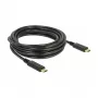 USB-kaapeli DeLOCK 85206 USB 2.0 4 m USB C musta
