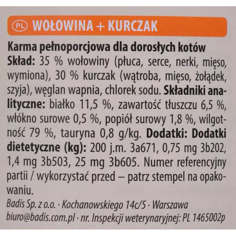 Animonda Carny Adult nauta ja kana 800 g