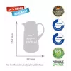 Rotpunkt termospullo, 1,0 l, ristretto (musta)