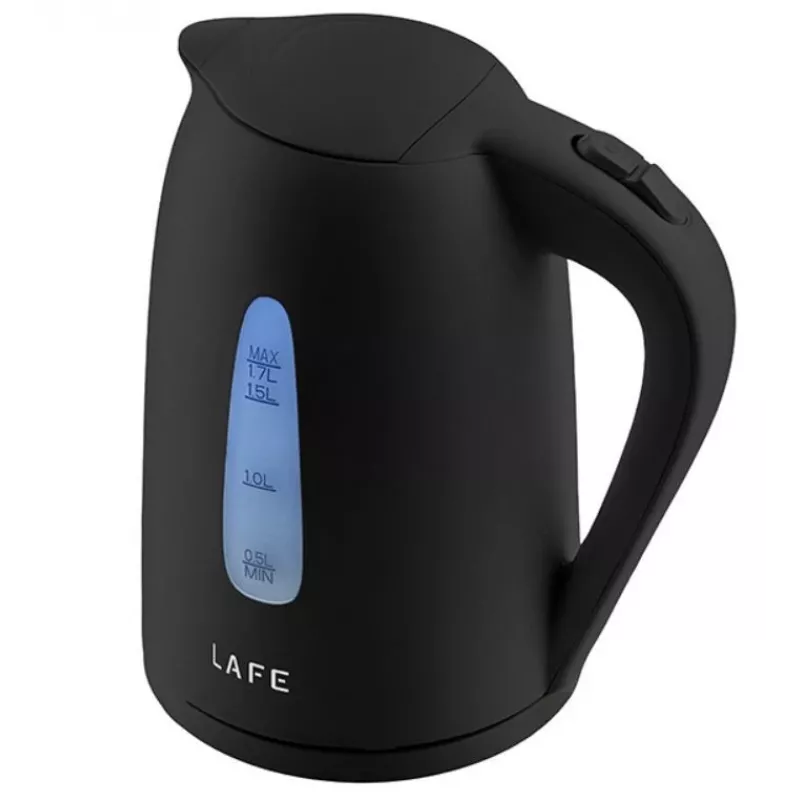 Sähköinen vedenkeitin LAFE 1,7 l 2200 W musta