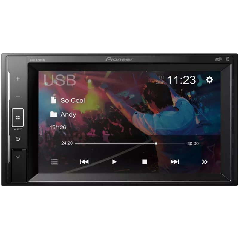 DMH-A240DAB autoradio 2 DIN (Double-DIN), 50 wattia (1026779)