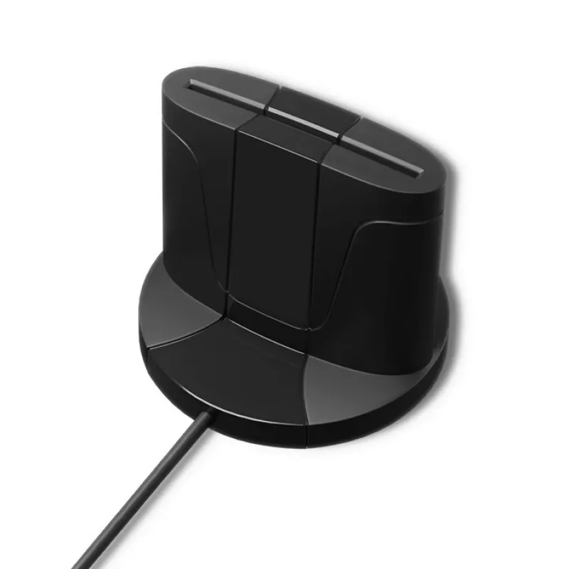 Älykortinlukija Qoltec 50632 USB 2.0 musta 1 m kaapeli