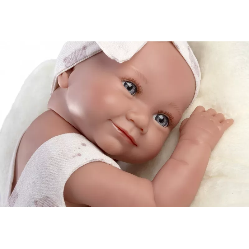 Vinyylivauvannukke 40 cm Llorens realistisilla piirteillä ja pehmeällä vartalolla