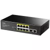 Cudy FS1010P verkkokytkin Fast Ethernet (10/100) Power over Ethernet (PoE) musta
