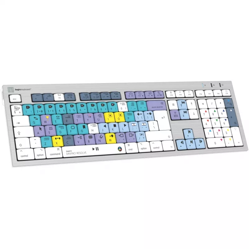 Logickeyboard LKB-RESC-CWMU-UK näppäimistö Office USB QWERTY englanti