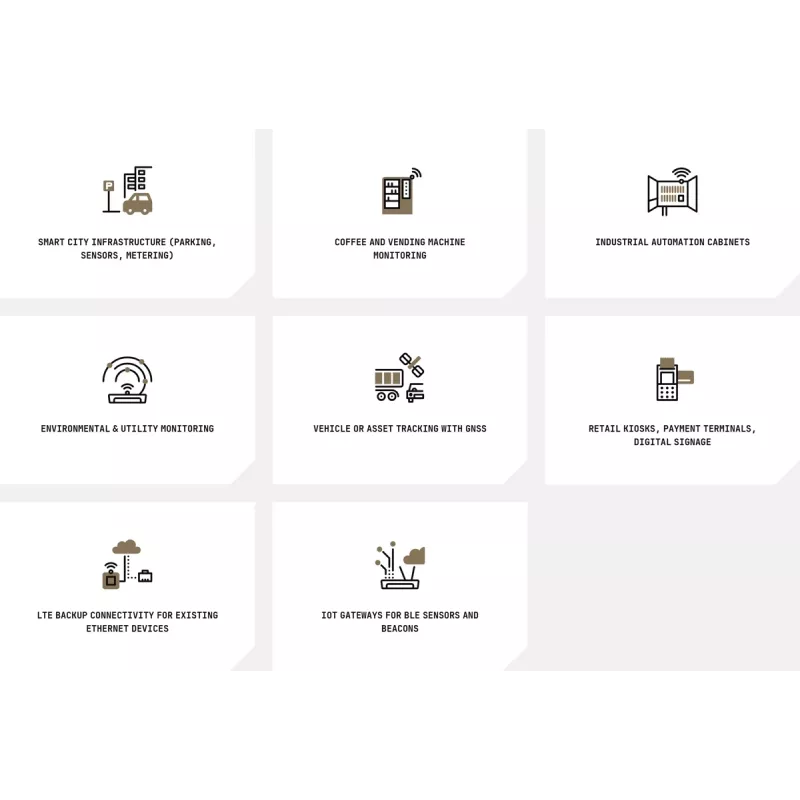 Net Router IoT-yhdyskäytävä LTE4/KNOT EC25-EU&KNE Mikrotik