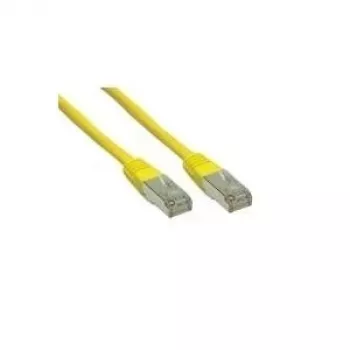 Verkkokaapeli Alcasa 1m Cat6 RJ-45 S/FTP keltainen