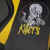 Subsonic SA5609-IM1 Pro Iron Maiden Killers pelituoli, 3D-käsinojat, tekonahka, kallistus 90°–135°, 120 kg, musta keltaisella kirjonnalla