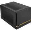 SilverStone SUGO SG14B - tornikotelo - Mini-DTX - ilman virtalähdettä (ATX / PS/2) - musta - USB/ääni (SST-SG14B)
