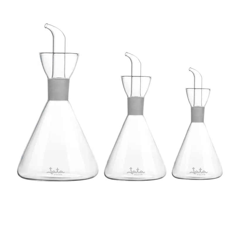 Öljy- ja etikkasäiliö JATA HACC4537 500 ml lasi läpinäkyvä