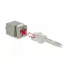 Delock 86404 Keystone-moduuli RJ45 Secure Cat.6 - LSA, valkoinen