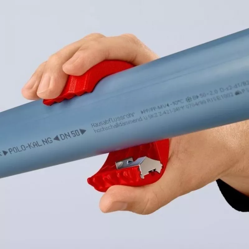 KNIPEX manuaalinen putkileikkuri PVC:lle ja tiivistemuhveille