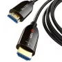 Aktiivinen kuitu-HDMI-2.1-kaapeli 20m, 8K@60Hz, 48Gbit/s, kullatut liittimet
