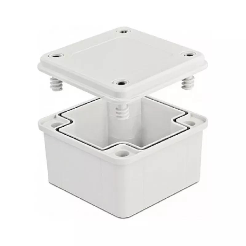 Kotelo DeLOCK asennuskotelo IP65 vedenpitävä 96 x 96 x 60 mm harmaa