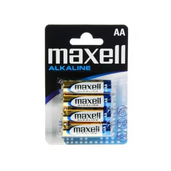 Maxell alkaliparistot AA LR6, 1,5 V, 15A-BL4, 4 kpl