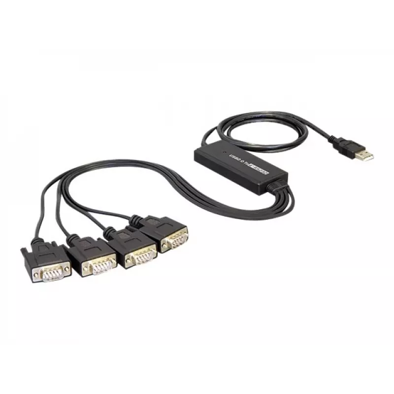 DeLock USB2.0 > 4 x sarjaporttisovitin - sarjaporttisovitin - USB - RS-232 x 4 (61887)