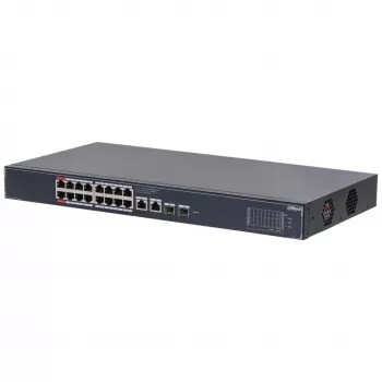 Dahua Technology SG4020LP verkkokytkin Managed L2 Gigabit Ethernet (10/100/1000) Power over Ethernet (PoE) musta