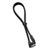 CableMod ModMesh SATA-3 -kaapeli kulmaliittimellä 30 cm - musta