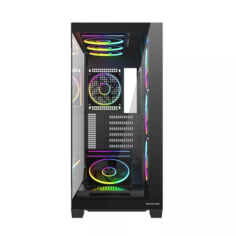 Modecom Volcano Stellar Plus ARGB Midi 8F musta