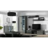Cama Sideboard 120 cm SOHO S7 harmaa/harmaa kiiltävä