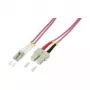 LogiLink - patch-kaapeli - SC Multimode (M) - LC Multimode (M) - 1,0 m - kuitu - duplex - 50/125 µm - OM4 - halogeeniton - heather violet (FP4LS01)