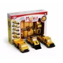 Ajoneuvosarja Popular Playthings Mix or Match Vehicles Construction musta keltainen