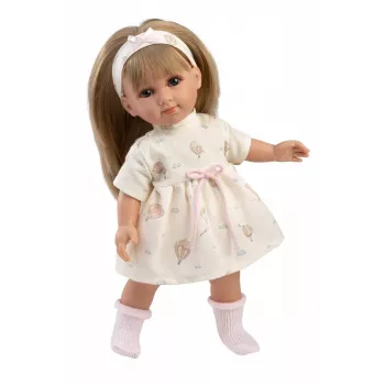 Nukke Llorens Elena 35 cm — realistiset piirteet, pehmeä vartalo