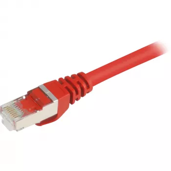 Sharkoon RJ-45 Cat6 S/FTP -verkkokaapeli, 1 m, punainen