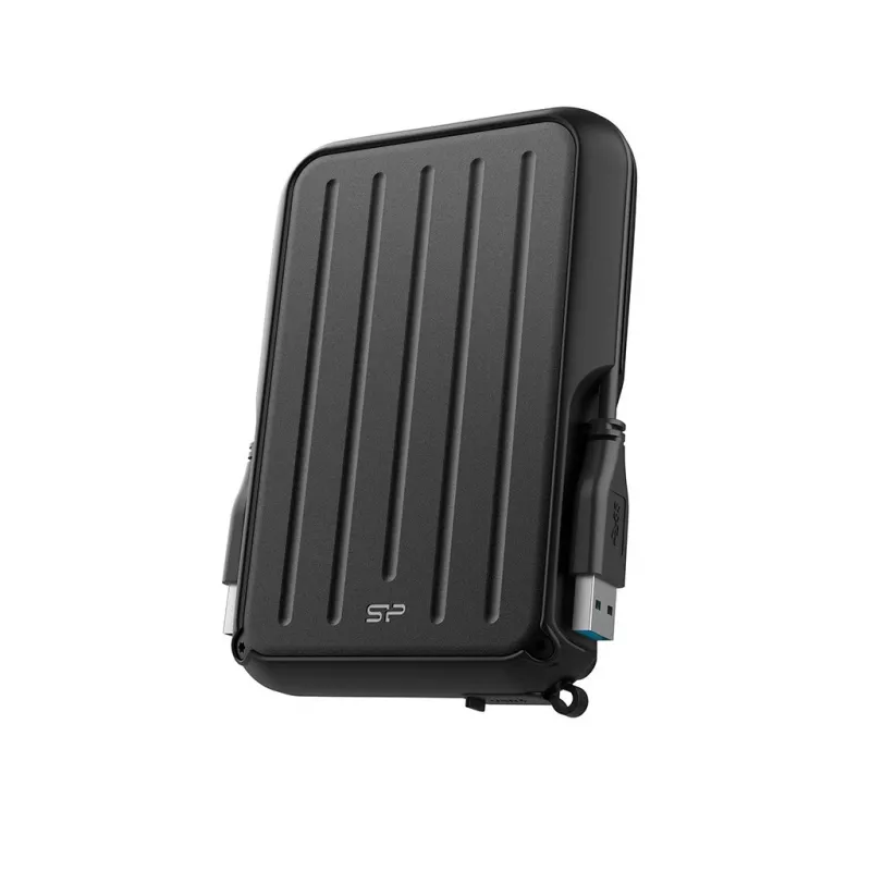 Ulkoinen kiintolevy Silicon Power 5 TB USB 3.2 Gen 1 (Type-A) A66, musta, iskunkestävä
