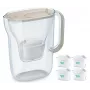Vesensuodatinkannu BRITA Style Essential 2,4 L 4 hiekkakasetilla