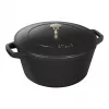 Staub La Cocotte 4,2 L pyöreä valurautainen haudutuspata