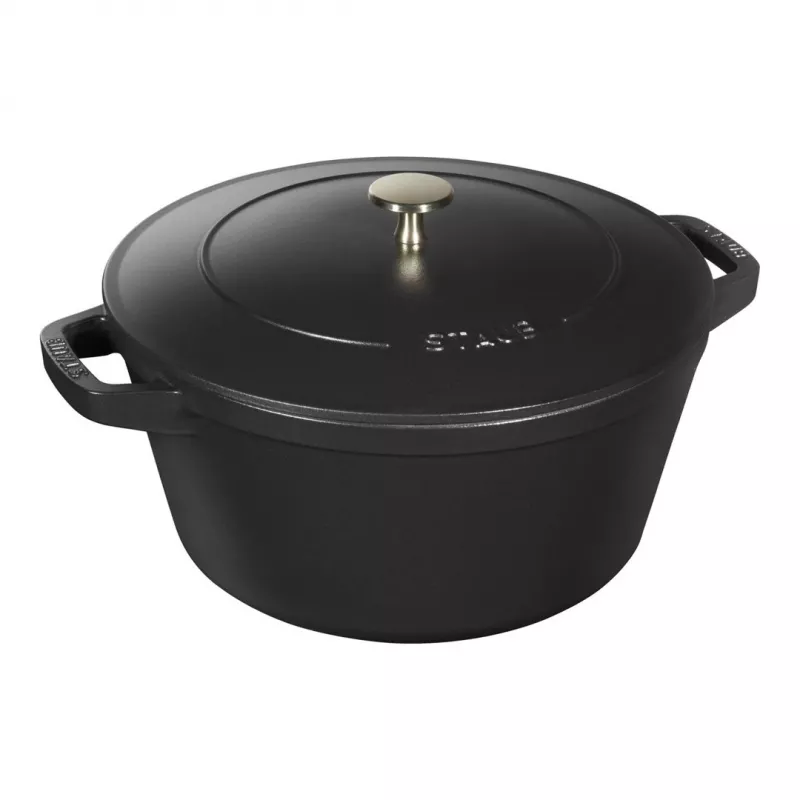 Staub La Cocotte 4,2 L pyöreä valurautainen haudutuspata