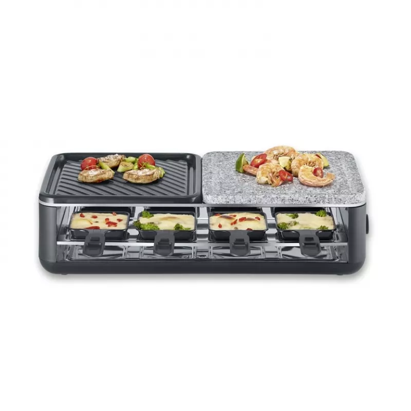 Raclette-grilli Severin RG 2366 8 henkilölle 1300 W musta